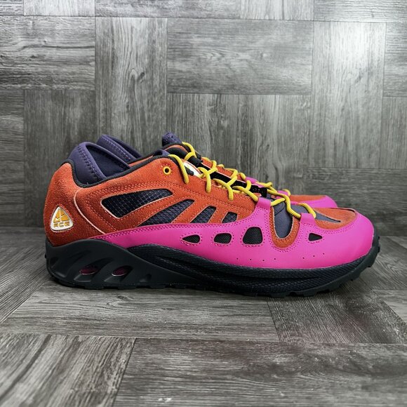 Nike ACG Air Exploraid Men's size 14 Pink Orange Running Shoes FV2925-600 - Picture 1 of 8